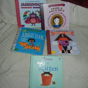4 Gibbs Smith BabyLit Master Books. 1 Usborn Baby Board books